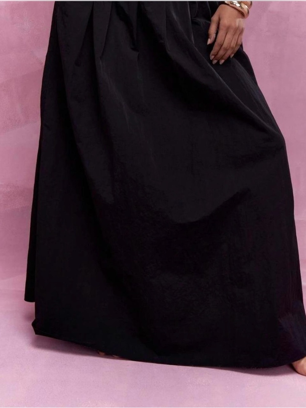 Black Maxi Skirt - Elegant Full-Length Women’s Skirt
